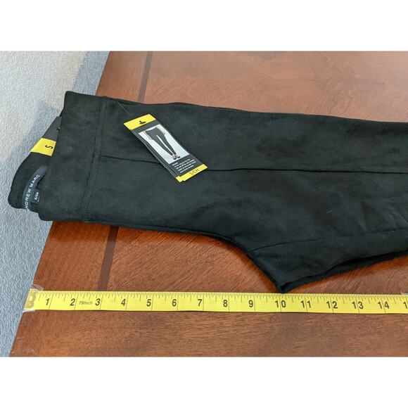 Andrew Marc Faux Suede Dress Pants S Super Soft Stretch Mid Rise Slim Fit‎ Work - Picture 10 of 14